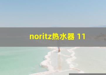 noritz热水器 11